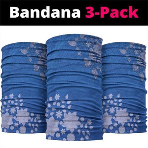 African Women Black Beautiful Brave and Bressed - Blue Color Neck Gaiter - African Pride