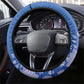 African Women Black Beautiful Brave and Bressed - Blue Color Steering Wheel Cover - African Pride