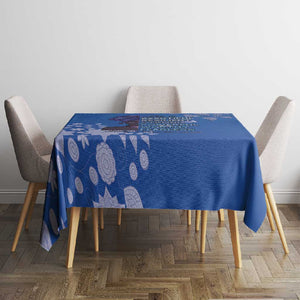 African Women Black Beautiful Brave and Bressed - Blue Color Tablecloth - African Pride