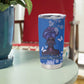 African Women Black Beautiful Brave and Bressed - Blue Color Tumbler Cup - African Pride