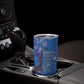 African Women Black Beautiful Brave and Bressed - Blue Color Tumbler Cup - African Pride