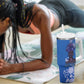 African Women Black Beautiful Brave and Bressed - Blue Color Tumbler With Handle - African Pride