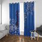 African Women Black Beautiful Brave and Bressed - Blue Color Window Curtain - African Pride