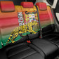 Benin National Day Back Car Seat Cover Leopard With Coat Of Arms - African Pride