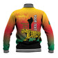 Personalized Benin National Day Baseball Jacket Leopard With Coat Of Arms - African Pride
