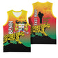 Personalized Benin National Day Basketball Jersey Leopard With Coat Of Arms - African Pride