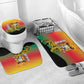 Benin National Day Bathroom Set Leopard With Coat Of Arms