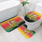Benin National Day Bathroom Set Leopard With Coat Of Arms