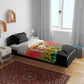 Benin National Day Bedding Set Leopard With Coat Of Arms - African Pride