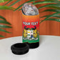 Personalized Benin National Day 4 in 1 Can Cooler Tumbler Leopard With Coat Of Arms - African Pride