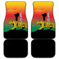 Benin National Day Car Mats Leopard With Coat Of Arms - African Pride