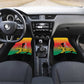 Benin National Day Car Mats Leopard With Coat Of Arms - African Pride
