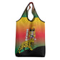 Benin National Day Grocery Bag Leopard With Coat Of Arms - African Pride