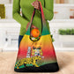 Benin National Day Grocery Bag Leopard With Coat Of Arms - African Pride