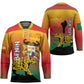Personalized Benin National Day Hockey Jersey Leopard With Coat Of Arms