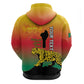 Personalized Benin National Day Hoodie Leopard With Coat Of Arms - African Pride