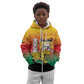 Personalized Benin National Day Kid Hoodie Leopard With Coat Of Arms - African Pride