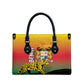 Benin National Day Leather Bag Leopard With Coat Of Arms
