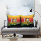 Benin National Day Pillow Cover Leopard With Coat Of Arms