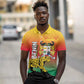 Personalized Benin National Day Polo Shirt Leopard With Coat Of Arms - African Pride