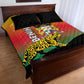 Benin National Day Quilt Bed Set Leopard With Coat Of Arms - African Pride