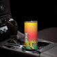 Personalized Benin National Day Skinny Tumbler Leopard With Coat Of Arms - African Pride