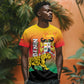 Personalized Benin National Day T shirt Leopard With Coat Of Arms - African Pride