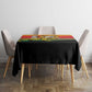Benin National Day Tablecloth Leopard With Coat Of Arms - African Pride