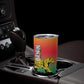 Personalized Benin National Day Tumbler Cup Leopard With Coat Of Arms - African Pride