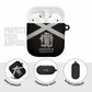 Jamaica AirPods Case Coat Of Arms With Rastafarian Lion Silver Color