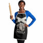 Jamaica Apron Coat Of Arms With Rastafarian Lion Silver Color