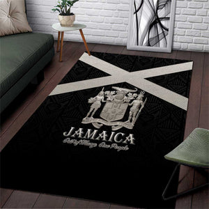 Jamaica Area Rug Out of Many One People Silver Color - African Pride