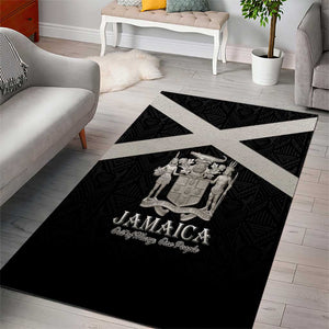 Jamaica Area Rug Out of Many One People Silver Color - African Pride