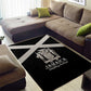 Jamaica Area Rug Out of Many One People Silver Color - African Pride