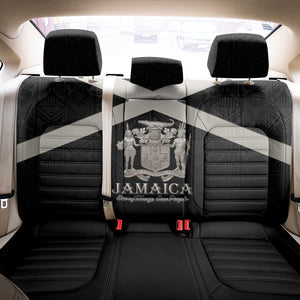 Jamaica Back Car Seat Cover Out of Many One People Silver Color - African Pride