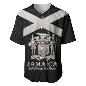 Personalized Jamaica Baseball Jersey Out of Many One People Silver Color - African Pride
