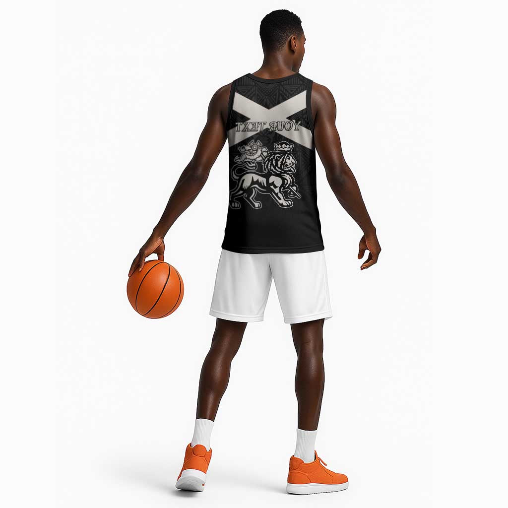 Personalized Jamaica Basketball Jersey Out of Many One People Silver Color - African Pride