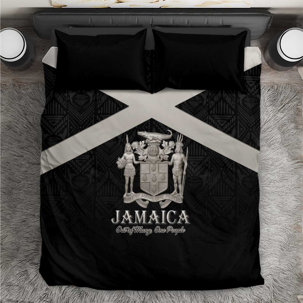 Jamaica Bedding Set Out of Many One People Silver Color - African Pride