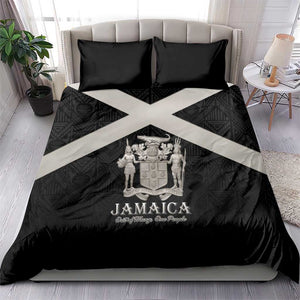 Jamaica Bedding Set Out of Many One People Silver Color - African Pride
