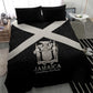 Jamaica Bedding Set Out of Many One People Silver Color - African Pride