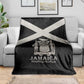 Jamaica Blanket Out of Many One People Silver Color - African Pride
