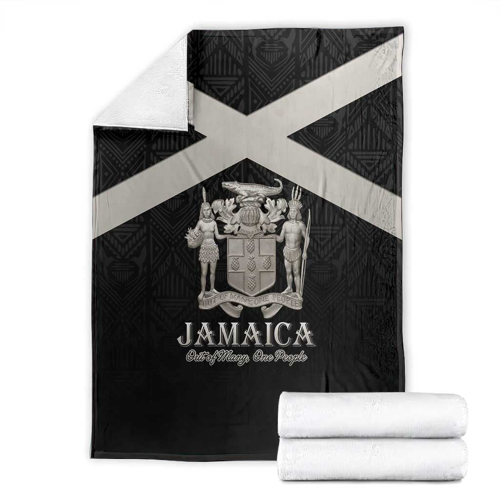 Jamaica Blanket Out of Many One People Silver Color - African Pride