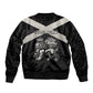 Personalized Jamaica Bomber Jacket Out of Many One People Silver Color - African Pride