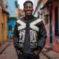 Personalized Jamaica Bomber Jacket Out of Many One People Silver Color - African Pride