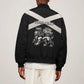 Personalized Jamaica Bomber Jacket Out of Many One People Silver Color - African Pride
