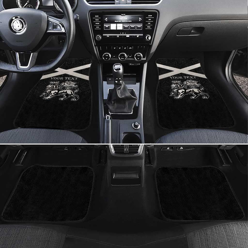 Jamaica Car Mats Out of Many One People Silver Color - African Pride