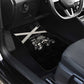 Jamaica Car Mats Out of Many One People Silver Color - African Pride