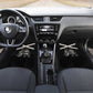 Jamaica Car Mats Out of Many One People Silver Color - African Pride