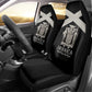 Jamaica Car Seat Cover Out of Many One People Silver Color - African Pride