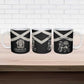 Personalized Jamaica Ceramic Mug Coat Of Arms With Rastafarian Lion Silver Color